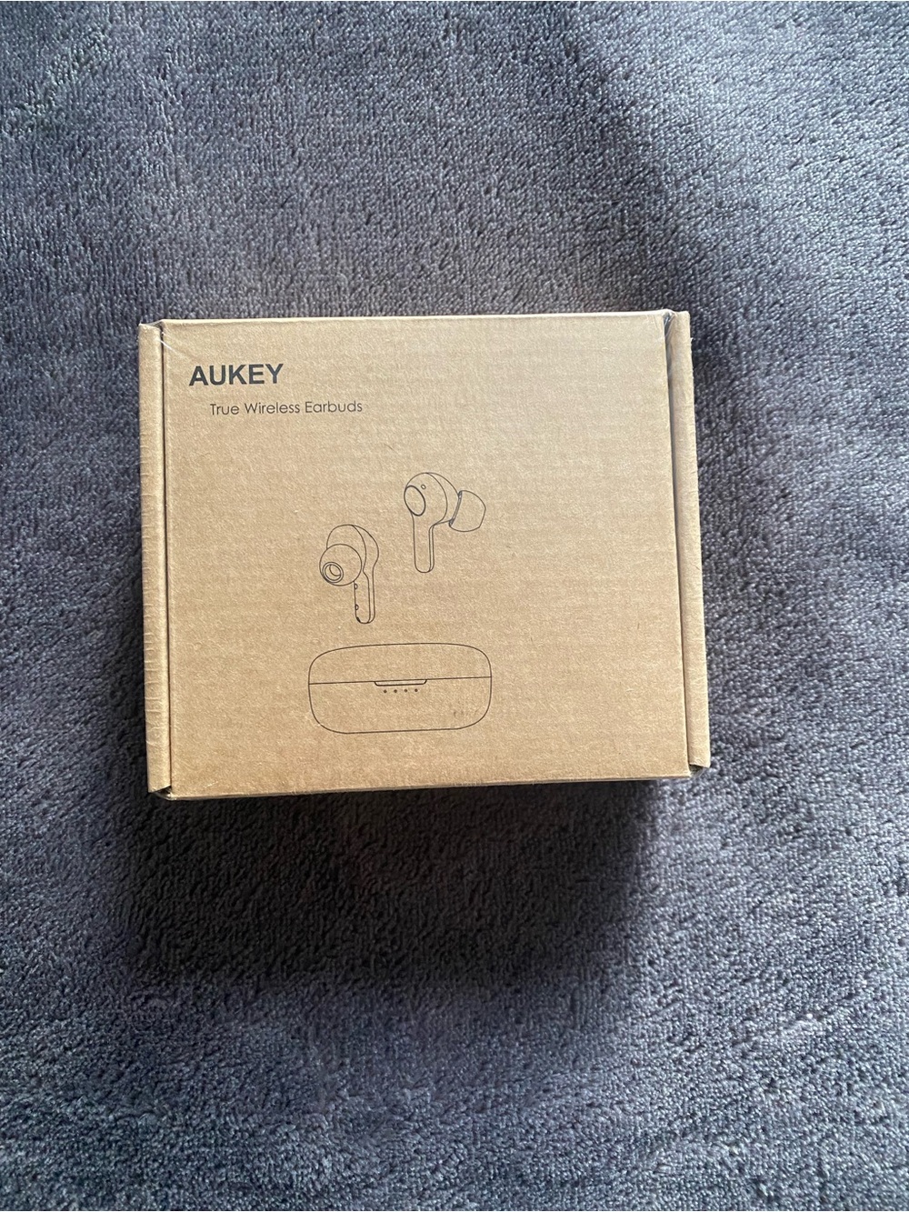 New Black Aukey EP-T25 True Wireless Earbuds with Charging Case